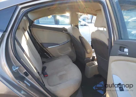 2014 Hyundai Accent Gls z USA, uszkodzony, nr VIN KMHCT4AE6EU631627